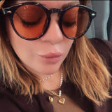 Collana chain & pearls CUORE