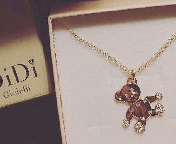 Collana TEDDY pietre bianche
