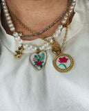 Collana perle cuore blossom