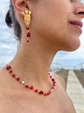 Collana corallo rosso