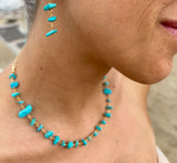 Collana corallo turchese