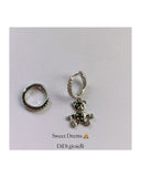 Orecchini Teddy asimmetrici