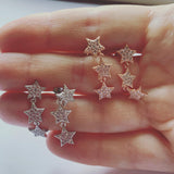 Orecchini Stelle Cadenti