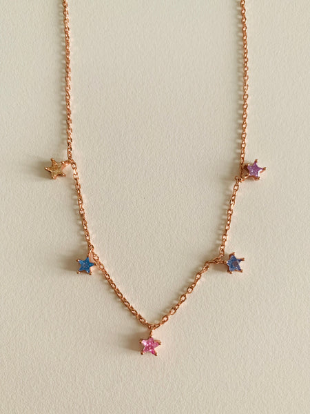 Collana Stelle Colorate