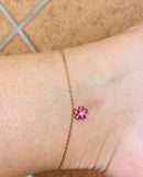 Cavigliera PINK FLOWER