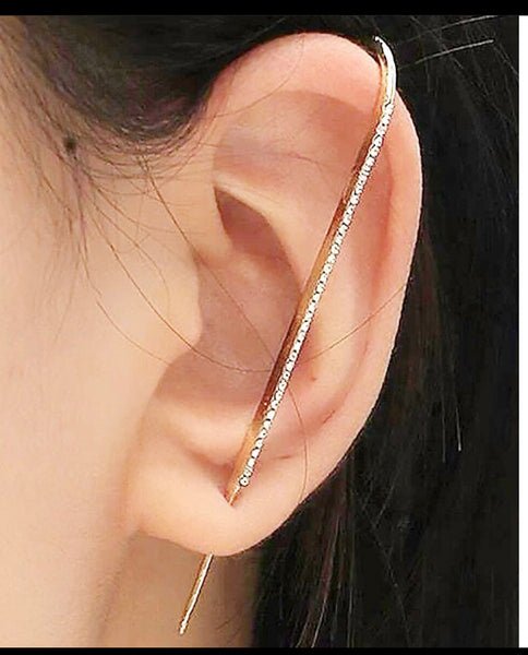 Ear Cuff Spillo filo zirconi